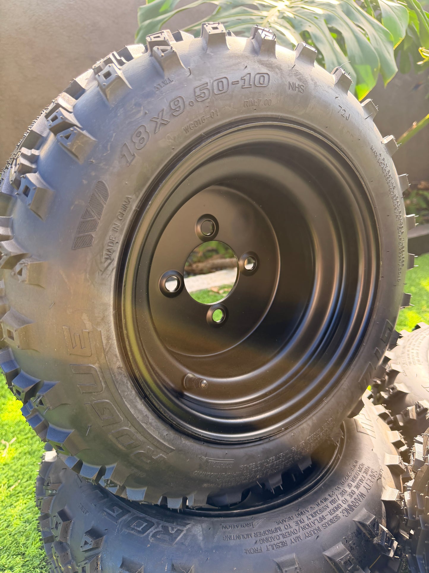 10" Rim and Tire Set