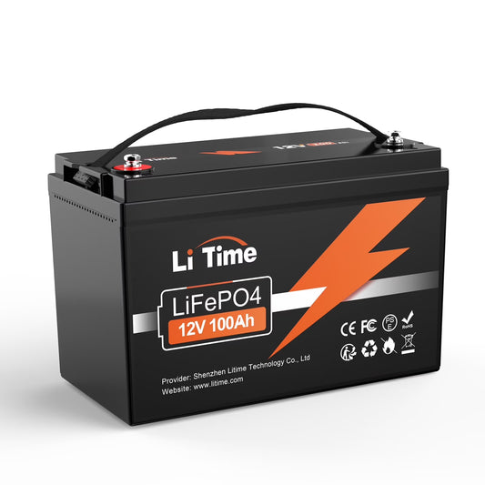 LiTime 12V 100Ah LiFePO4 Lithium Battery