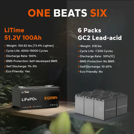 LiTime 48v100Ah Metal Case Battery