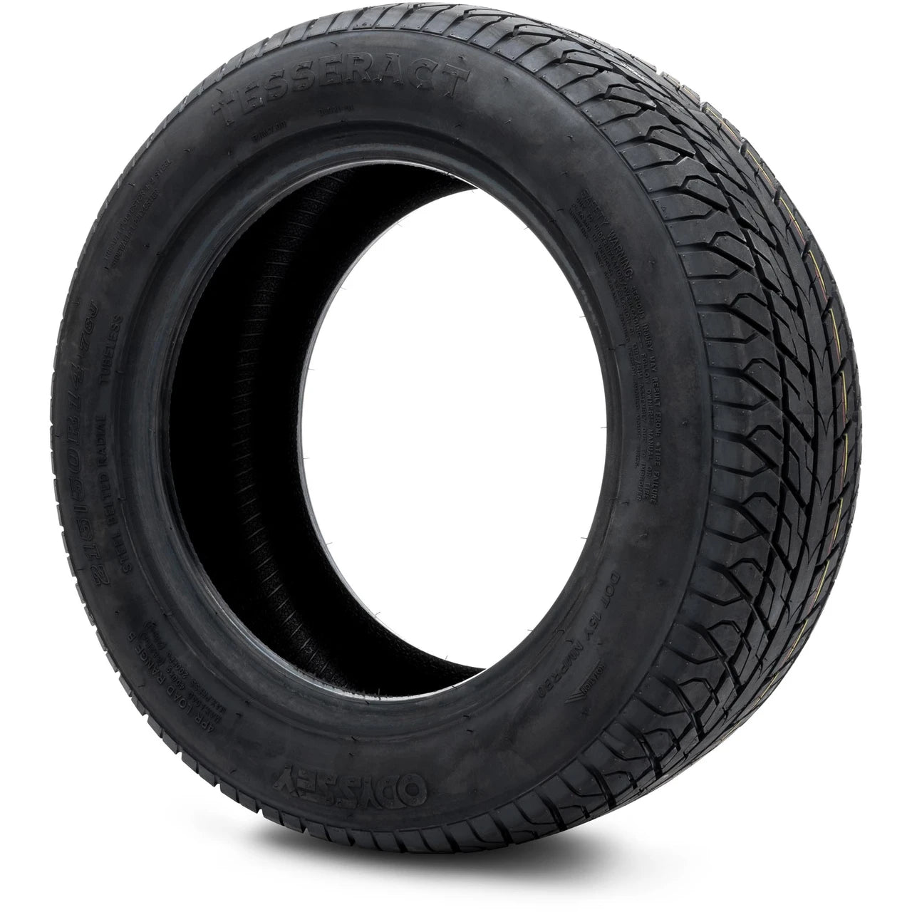 Odyssey Tesseract Steel-Belted Street Golf Cart Tire 215/50-14
