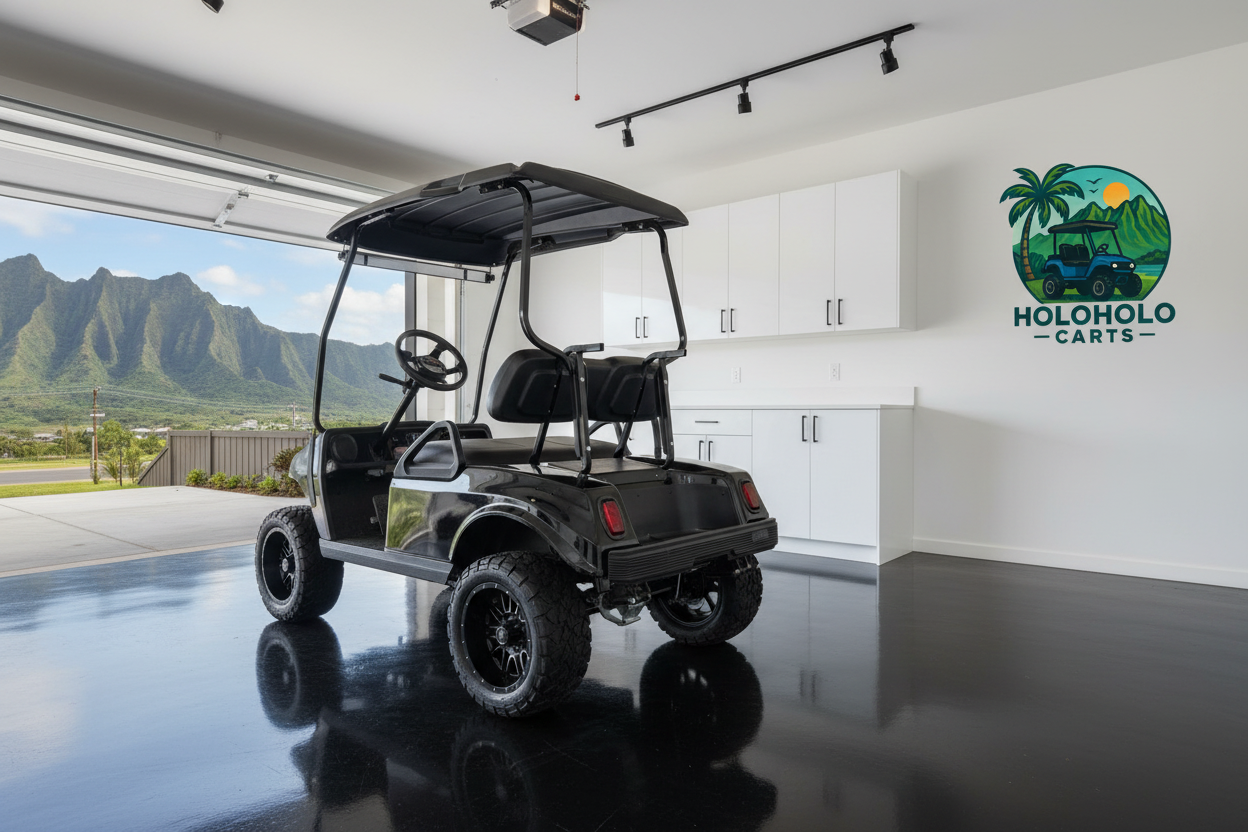 Black Cart Rear - Ko'olau Showroom